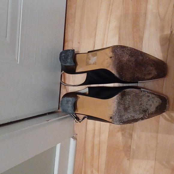 Black and white leather shoes Size 7.5 - Picture 9 of 11